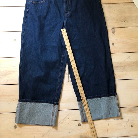 Kate Spade X Target NWT High Rise Straight Leg Wide Cuff Size 16 - Picture 13 of 13